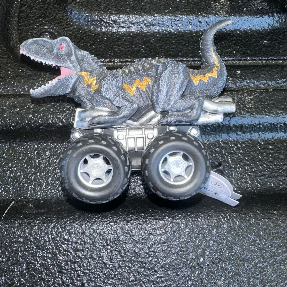 Lot Of 3 Jurassic World Zoom Riders Pullback Power Vehicle  Dinosaur Toy Style(b